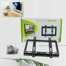 TV Wall Bracket Mount Slim Monitor Stand for 14 x 42, LCD LED 3D plasma Flat TVs Full Motion Heavy-Duty Wall Bracket, Sturdy and Strong Flat Screen Design TV Wall Mount (29cmx19cm)