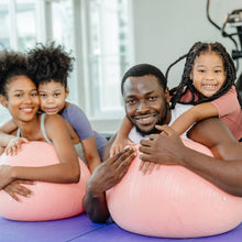 Anti Burst 65 cm Exercise Ball with Inflation Pump, Non-Slip Gym Ball, for Yoga (1 Pc / Mix Design & Color)