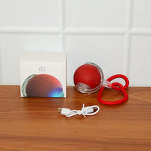 Rechargeable Interactive Cat Toy Ball with Detachable Braided Tail and LED Light (1 Pc)